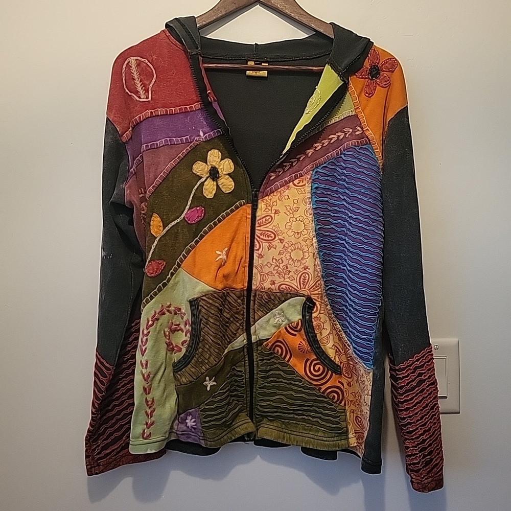Karma Multicolor Patchwork Jacket - image 1